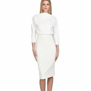 Belle Badgley Mischka It Boat Neck Stretch Crepe Blouson Dress
Size:	0